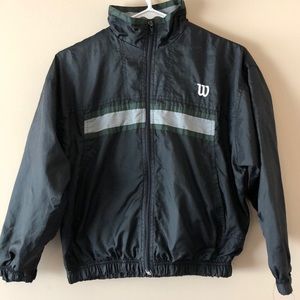Kids Retro Wilson Tennis Windbreaker